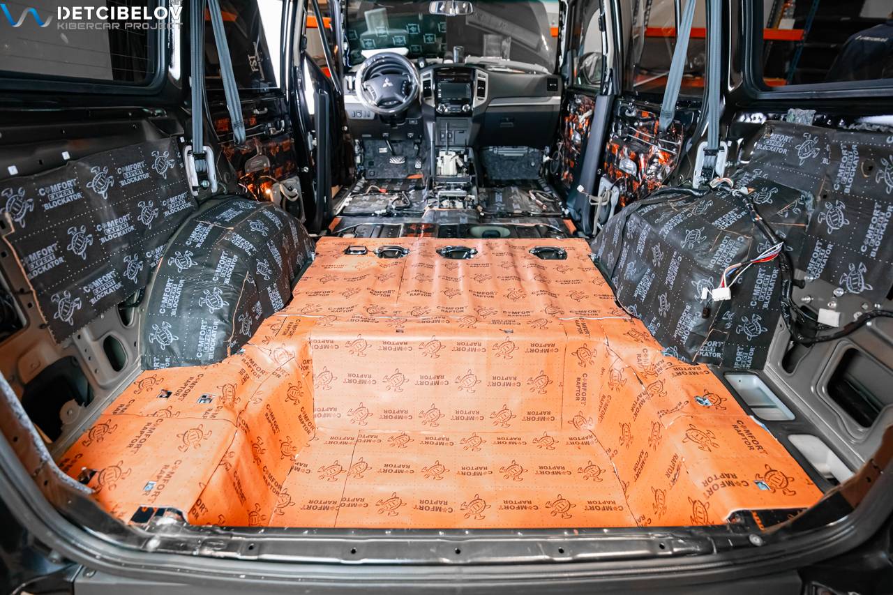 Шумоизоляция багажника Mitsubishi