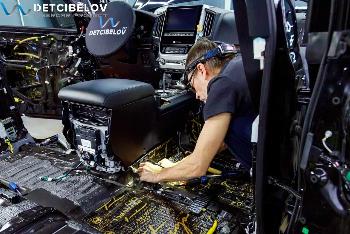 Полная шумоизоляция с материалами премиального качества Toyota LC200