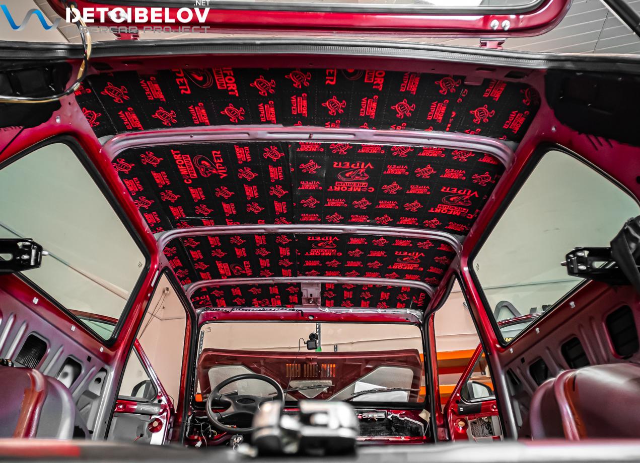 Шумоизоляция потолка LADA
