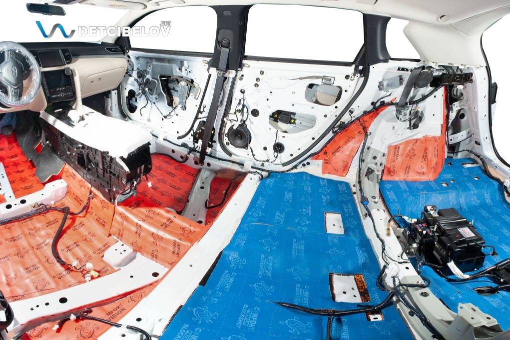 Шумоизоляция пола Infiniti