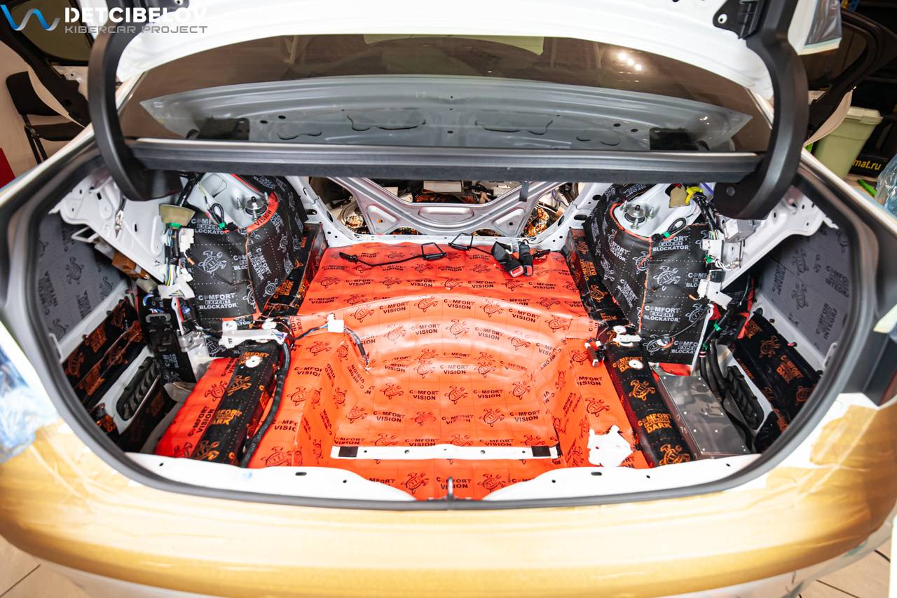 Шумоизоляция багажника Lexus