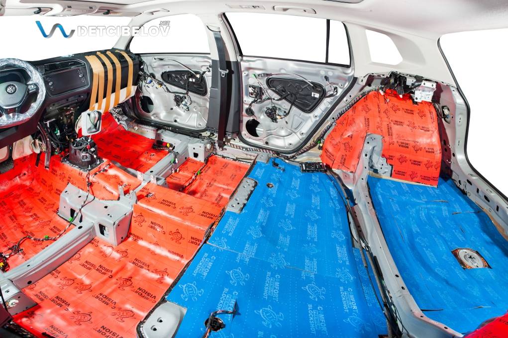 Шумоизоляция пола Volkswagen