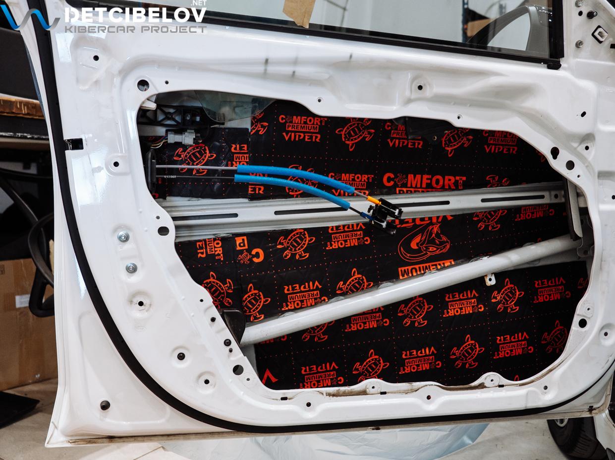 Шумоизоляция дверей Kia