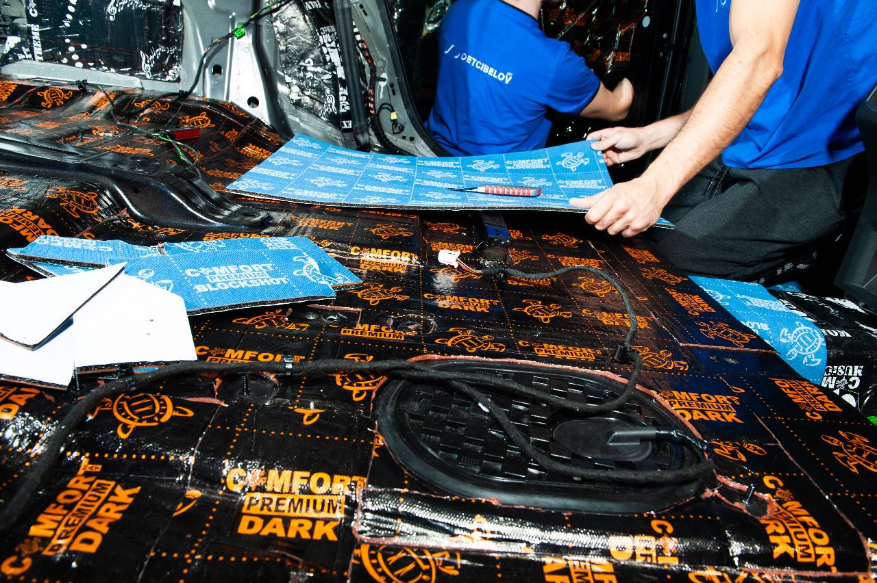 Шумоизоляция пола Volkswagen Teramont