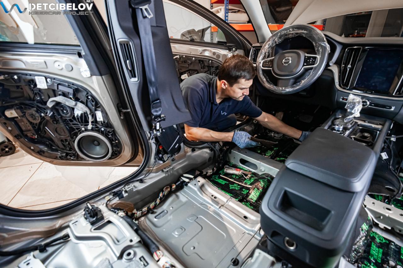 Шумоизоляция Volvo S60 под ключ