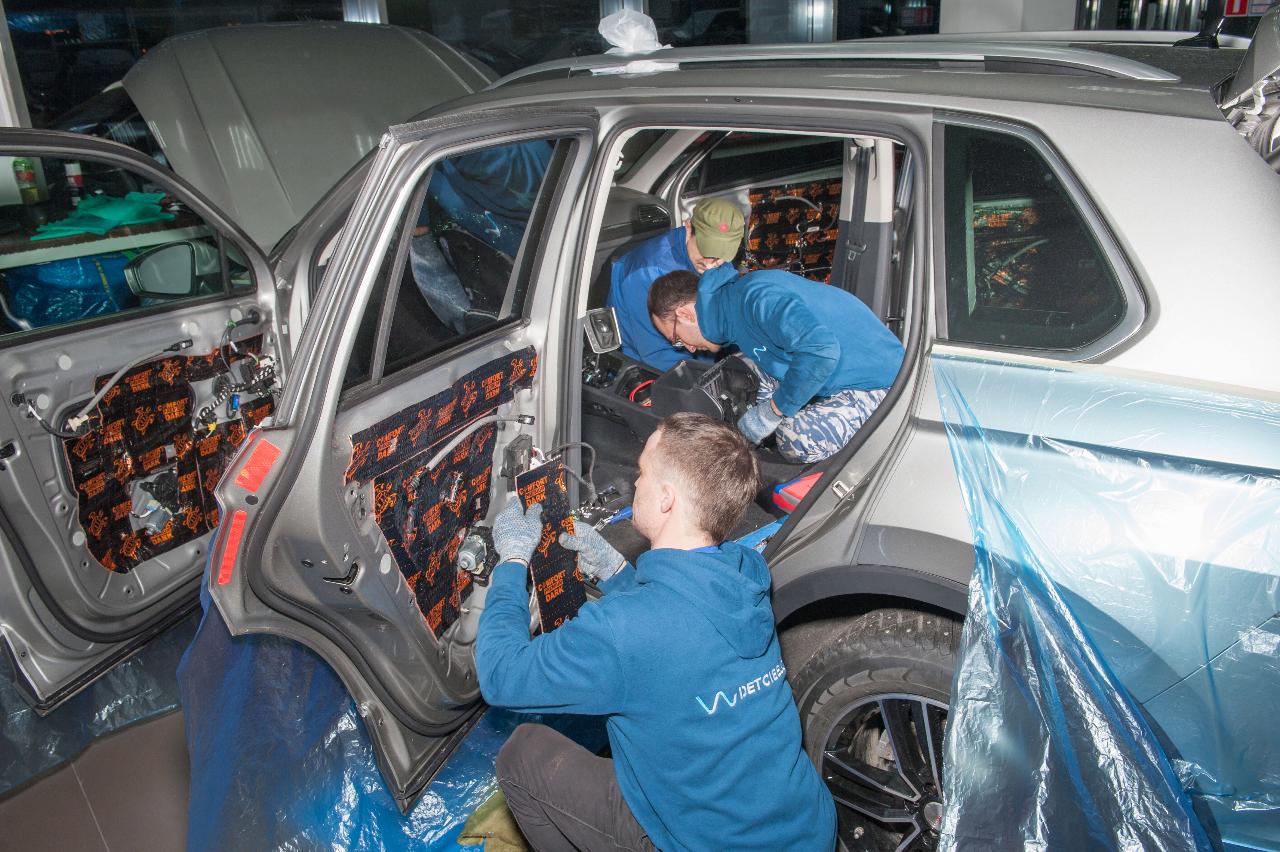 Шумоизоляция дверей Volkswagen Tiguan
