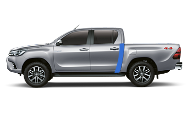 Пол у задней стенки