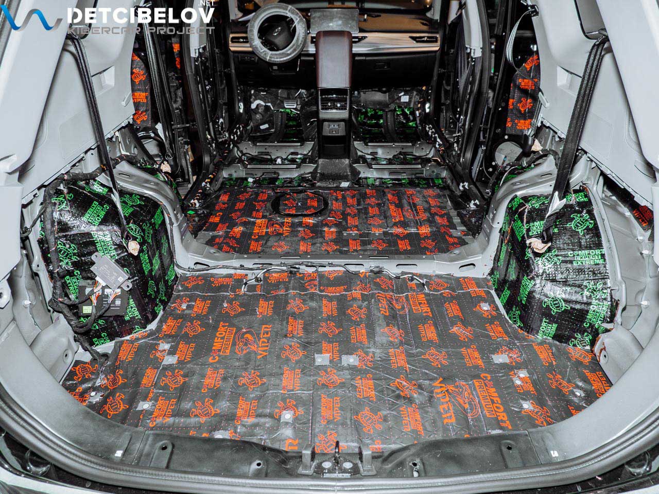 Шумоизоляция пола Chery