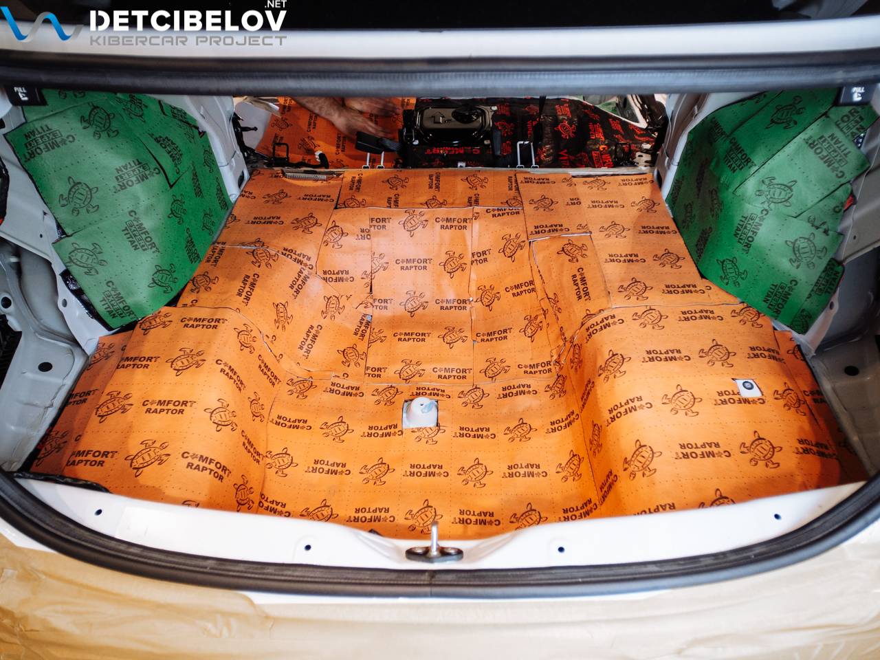 Шумоизоляция пола Kia Cerato