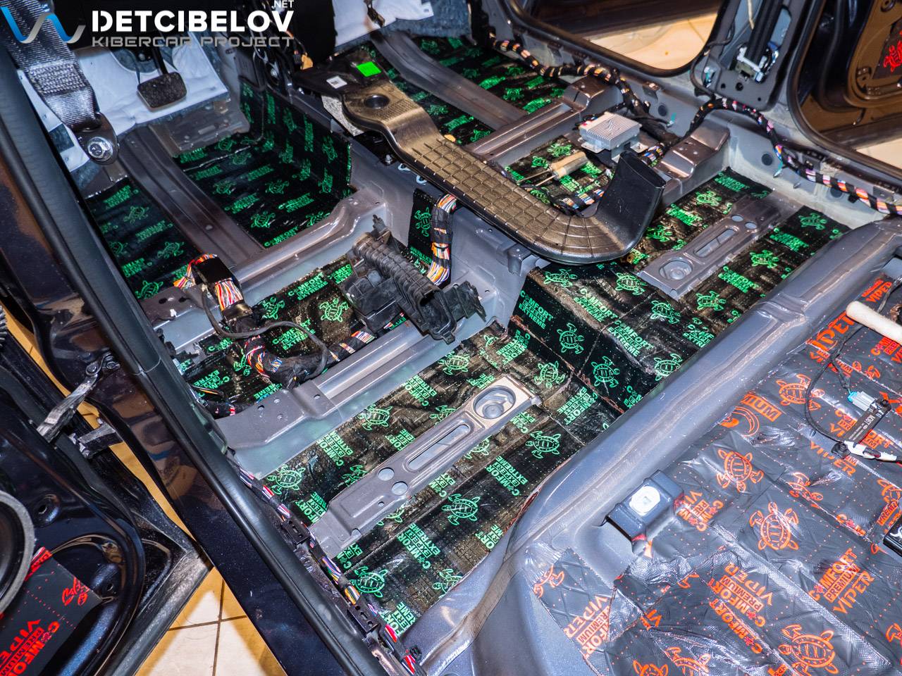 Шумоизоляция пола Exeed