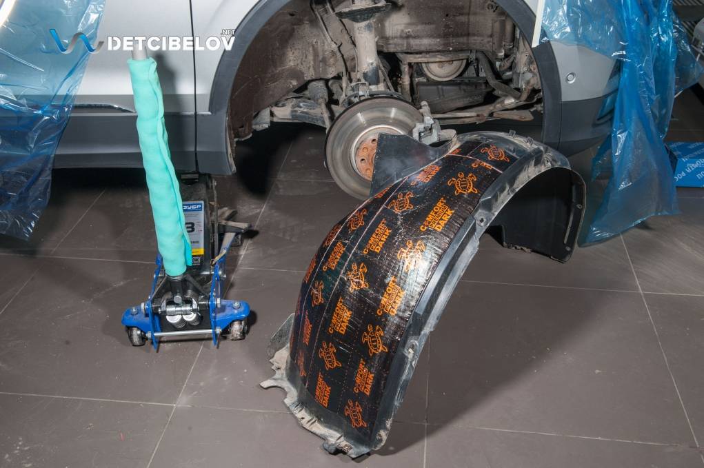 Шумоизоляция колесных арок Volkswagen