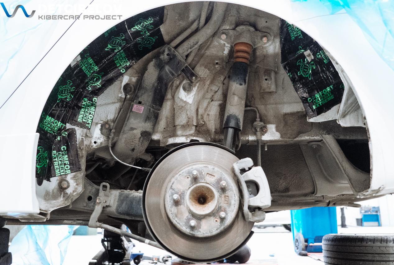 Шумоизоляция колесных арок Kia