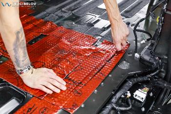 Hyundai Staria: полная шумоизоляция STP Aerocell