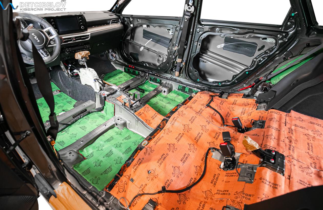 Шумоизоляция пола Kia K5