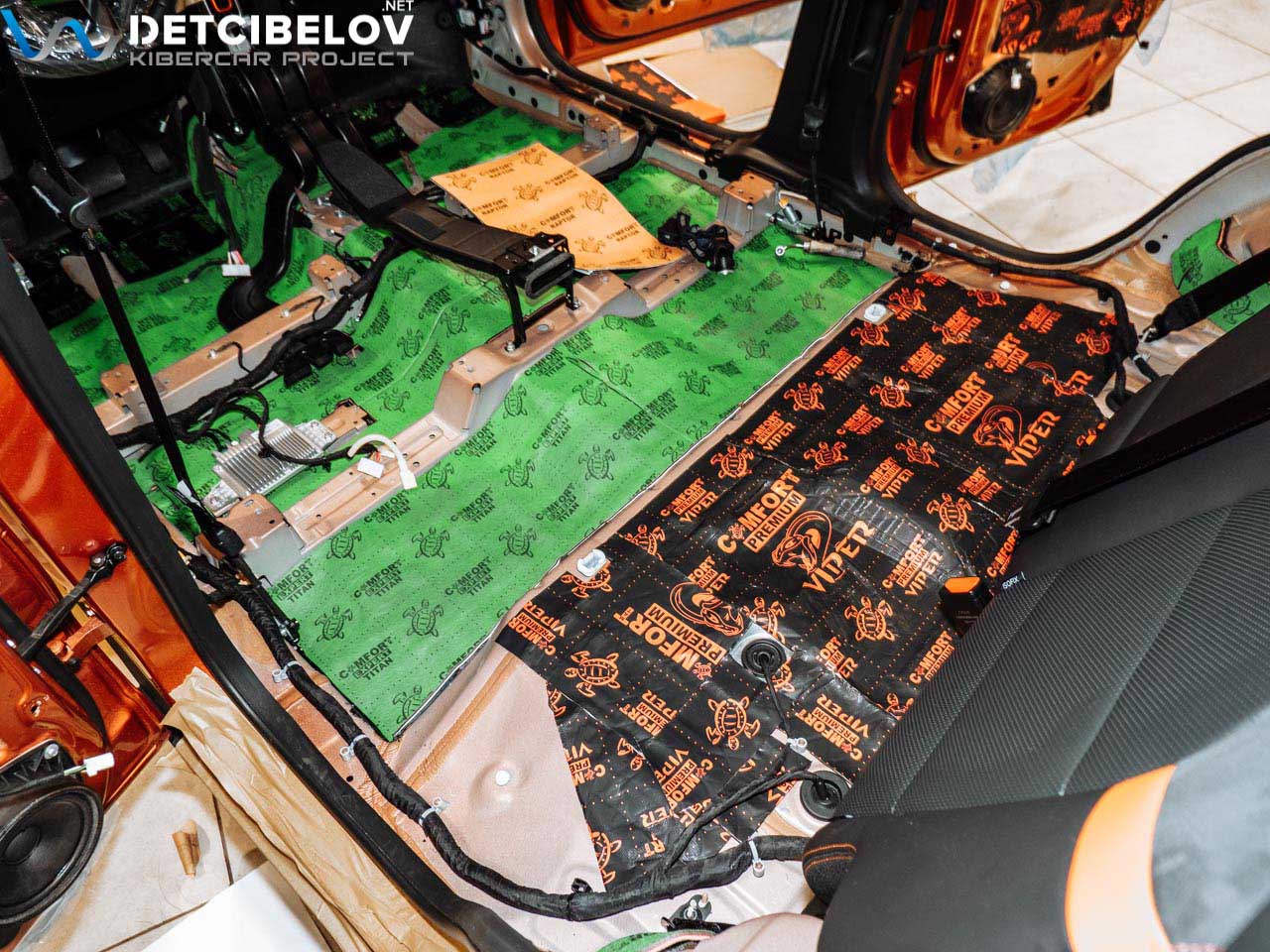 Шумоизоляция пола Haval