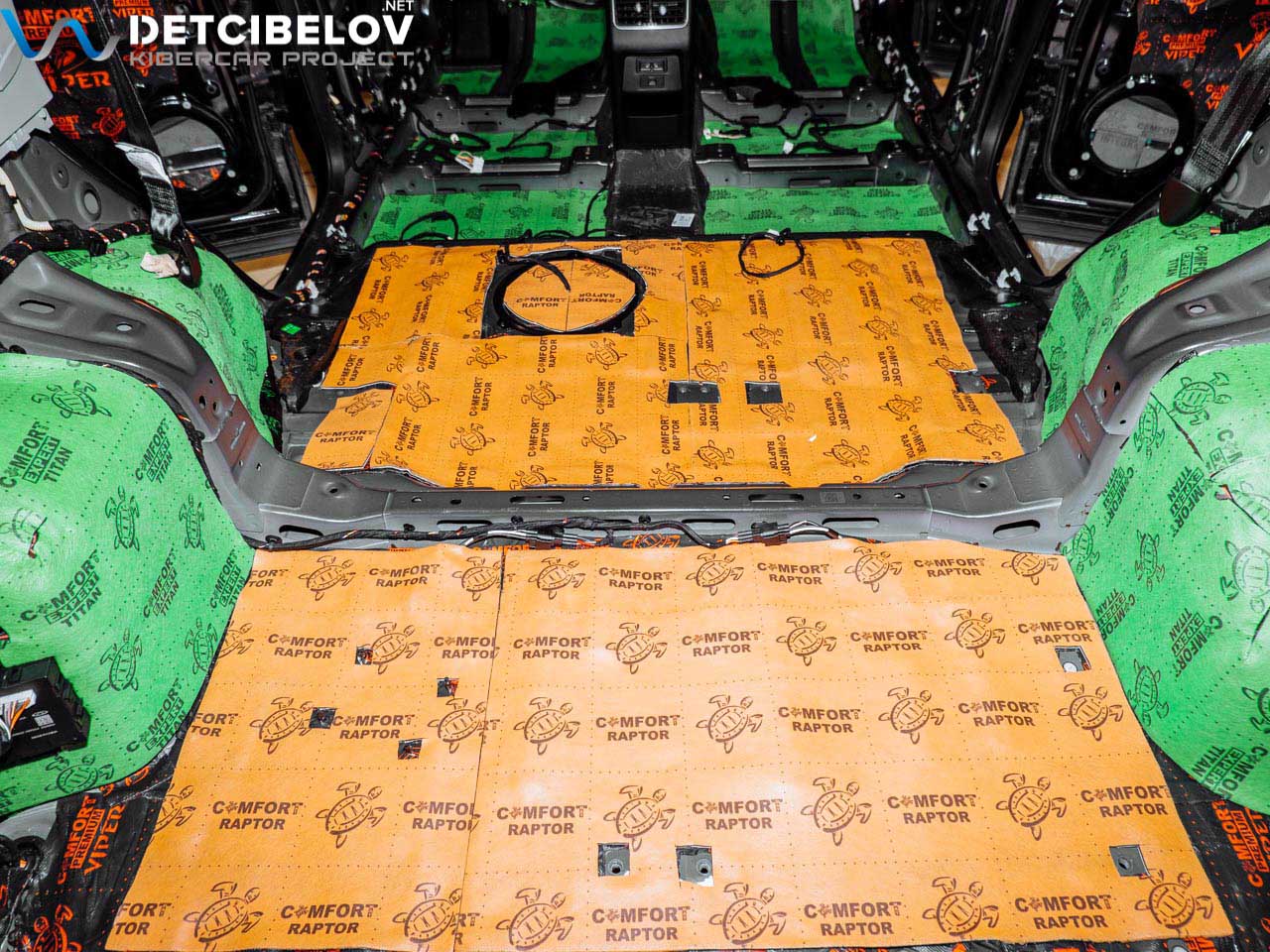 Шумоизоляция багажника Chery