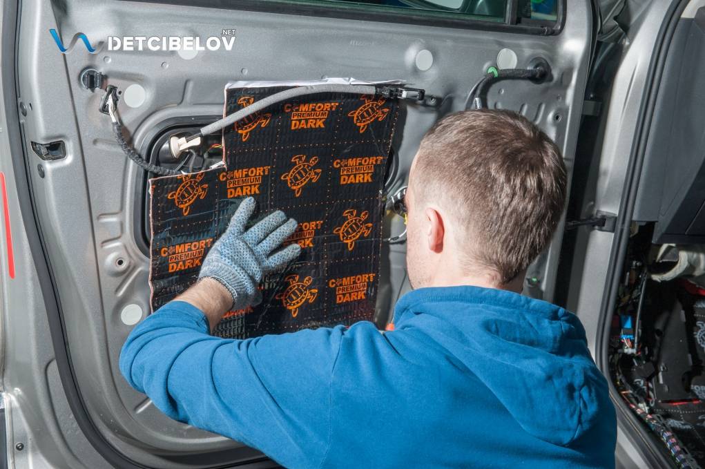 Шумоизоляция дверей Volkswagen