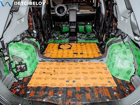 Пол, внутренние арки, багажник