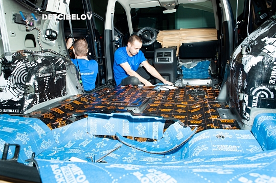 Пол, внутренние арки, багажник