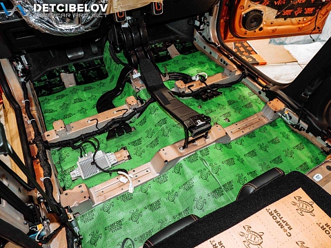 Пол, внутренние арки, багажник