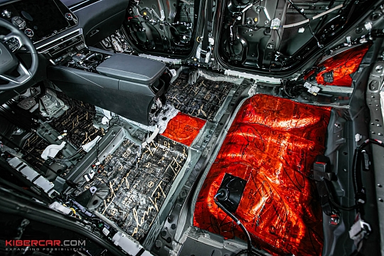 Пол, внутренние арки, багажник