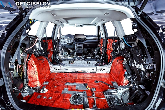 Пол, внутренние арки, багажник