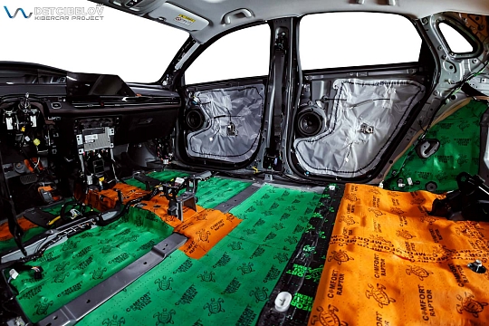 Пол, внутренние арки, багажник