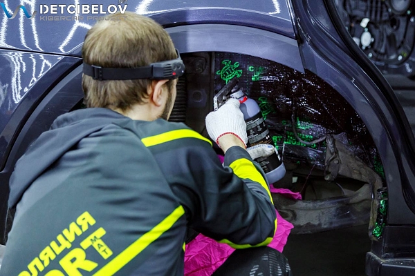 Шумоизоляция переднего крыла