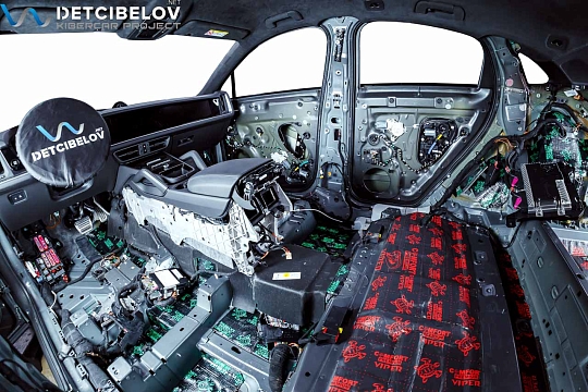 Пол, внутренние арки, крылья, багажник