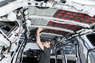 Toyota Sienna IV: полная шумоизоляция материалами Comfort mat