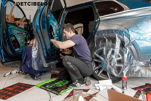 Шумоизоляция дверей автомобиля