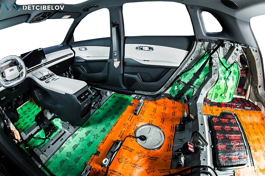 Пол, внутренние арки, багажник