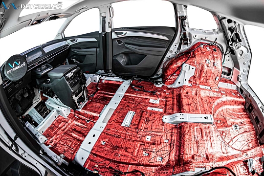 Пол, внутренние арки, багажник