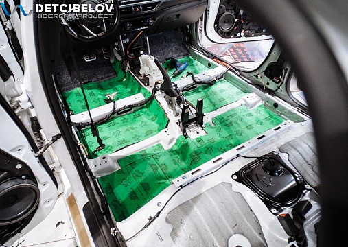 Пол, внутренние арки, багажник