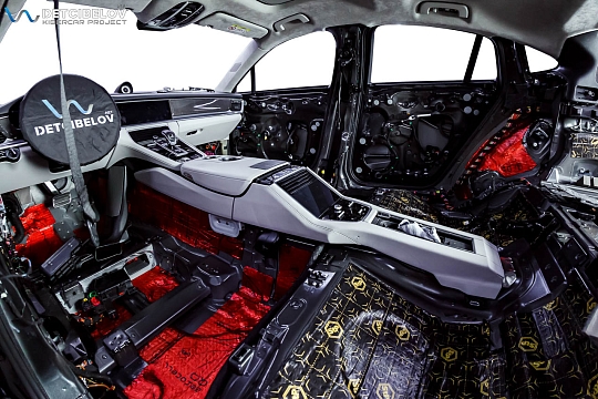 Пол, внутренние арки, багажник