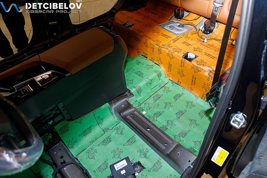 Пол, внутренние арки, багажник