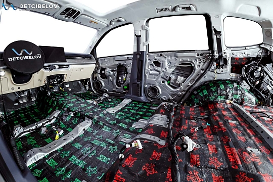 Пол, внутренние арки, багажник