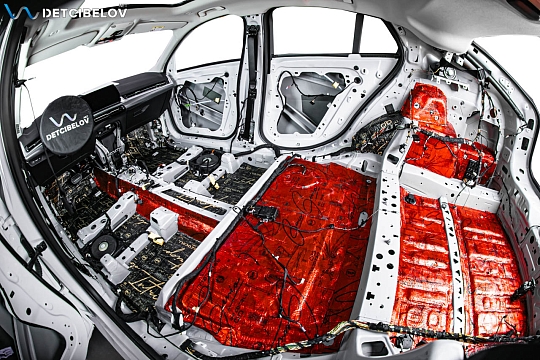 Пол, внутренние арки, багажник