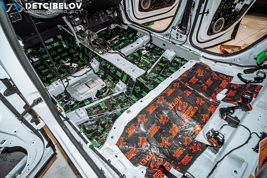 Пол, внутренние арки, багажник