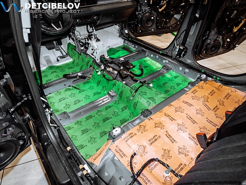 Пол, внутренние арки, багажник