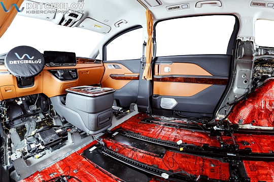 Пол, внутренние арки, багажник