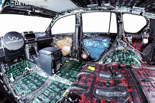 Пол, внутренние арки, багажник