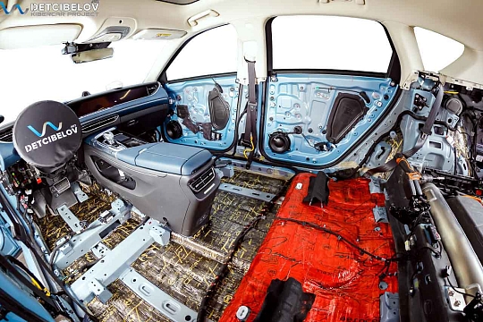 Пол, внутренние арки, багажник