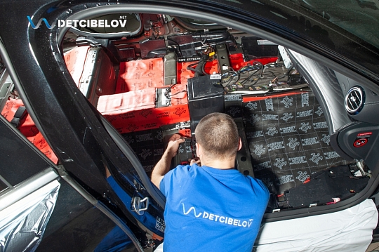 Пол, внутренние арки, багажник