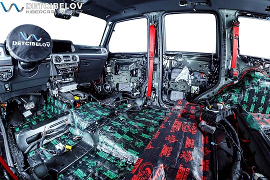 Пол, внутренние арки, крылья, багажник