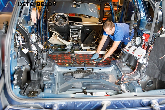 Пол, багажник