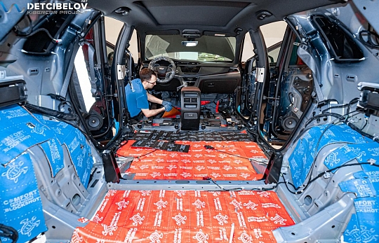 Пол, внутренние арки, багажник