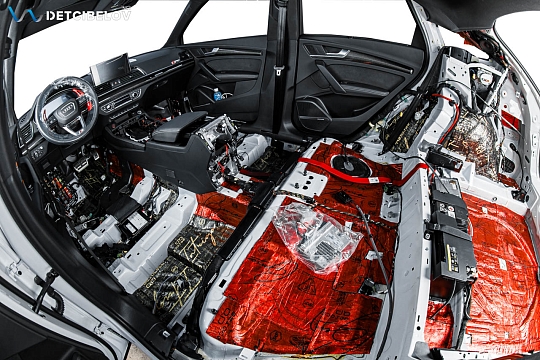 Пол, внутренние арки, багажник