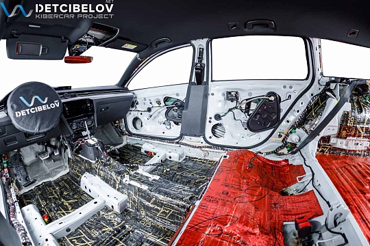 Пол, внутренние арки, багажник