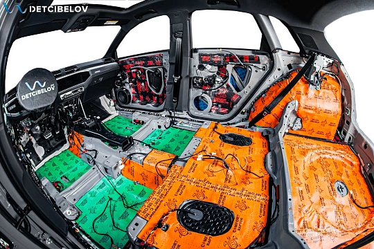 Пол, внутренние арки, багажник